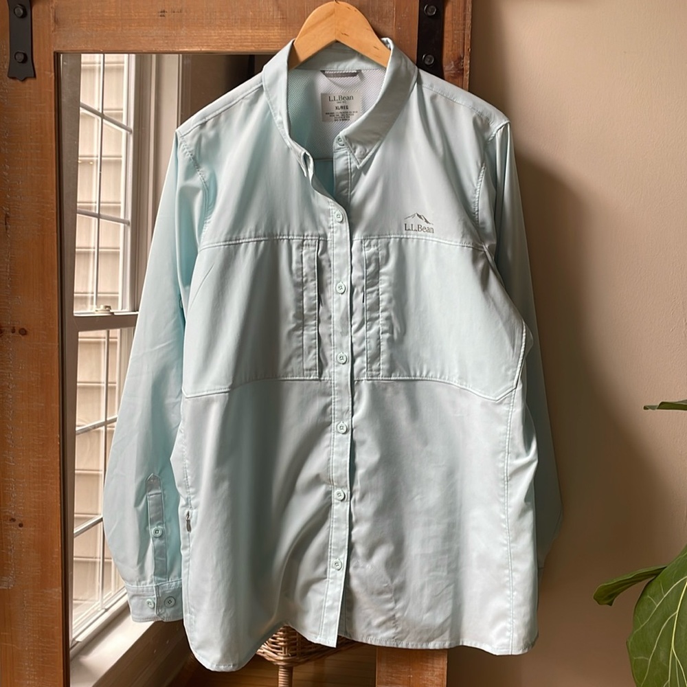 L.L.Bean Pro Stretch Shirt Size XL